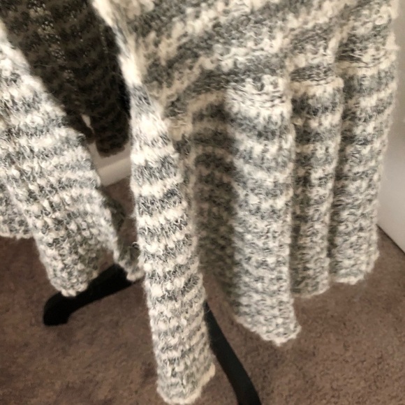 Free People rare Smile As You Mean midi duster open knit striped cardigan - Picture 7 of 9